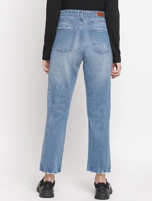 stone washed boyfriend jeans - 17549069 - Standard Image - 3