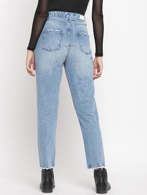 stone washed denim jeans - 17549071 - Standard Image - 3