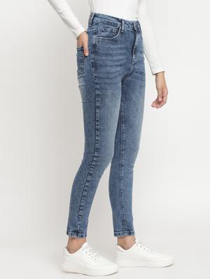 high rise stone washed jeans - 17549075 - Standard Image - 2