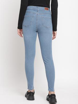 high rise denim jeans - 17549077 - Standard Image - 3