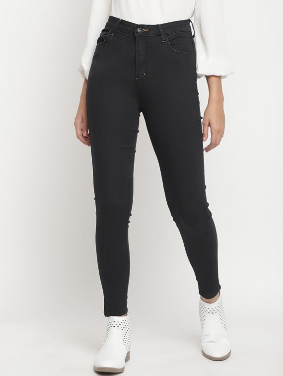 high rise solid jeans - 17549080 - Zoom Image - 1