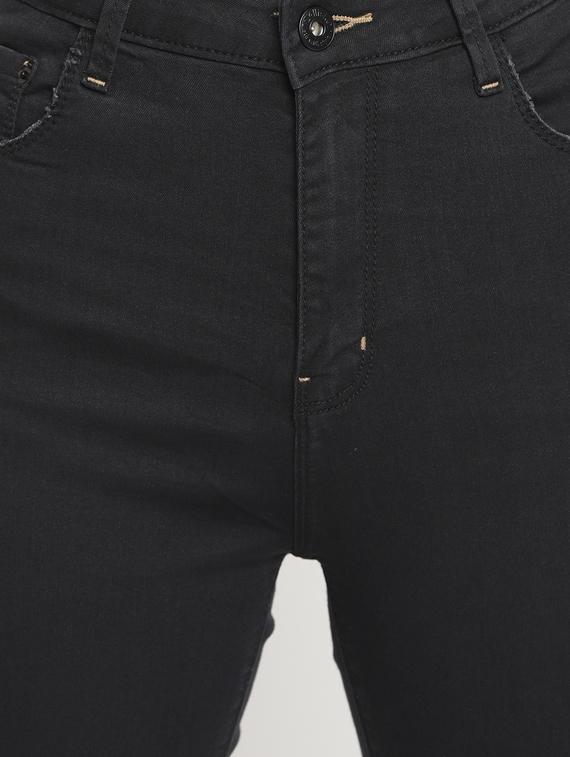 high rise solid jeans - 17549080 - Zoom Image - 5