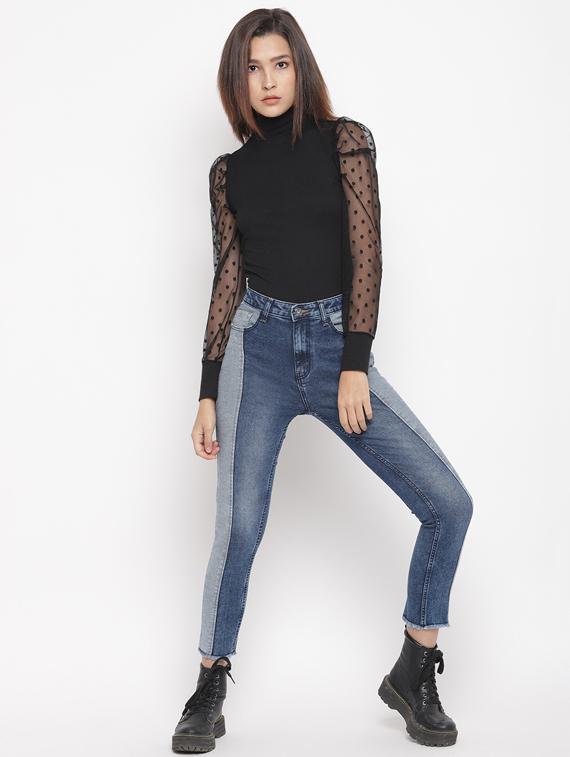 stone washed denim jeans - 17549084 - Zoom Image - 4