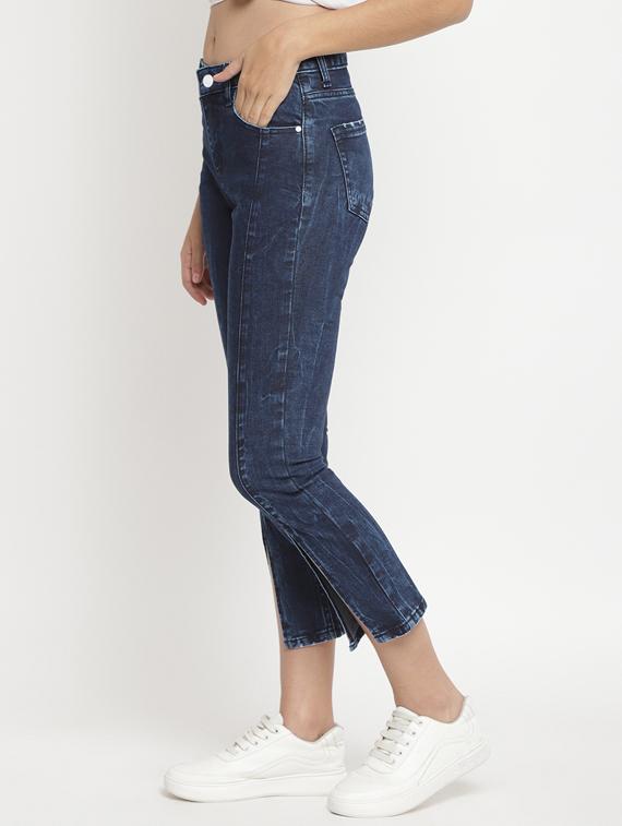 vent hem denim jeans - 17549086 - Zoom Image - 2