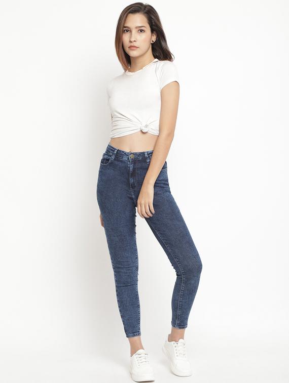 high rise denim jeans - 17549087 - Zoom Image - 4