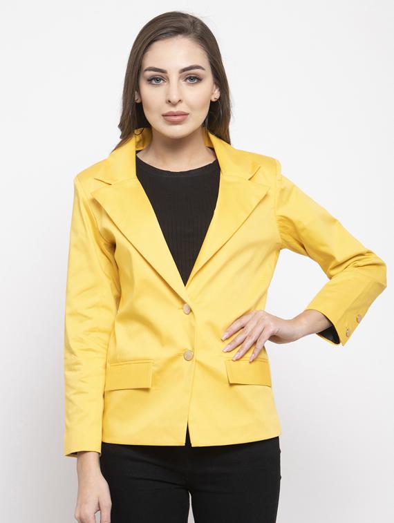 lapel neck casual blazer - 17549103 - Zoom Image - 1