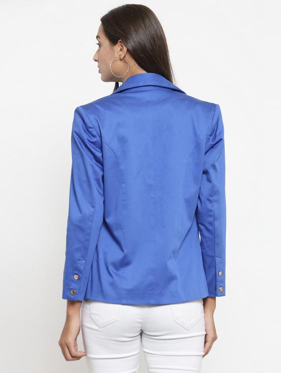 lapel neck casual blazer - 17549104 - Zoom Image - 3