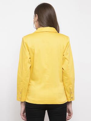 lapel neck casual blazer - 17549106 - Standard Image - 3