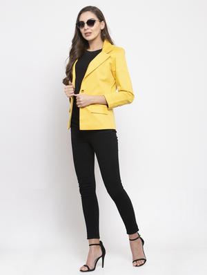 lapel neck casual blazer - 17549106 - Standard Image - 4