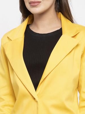 lapel neck casual blazer - 17549106 - Standard Image - 5