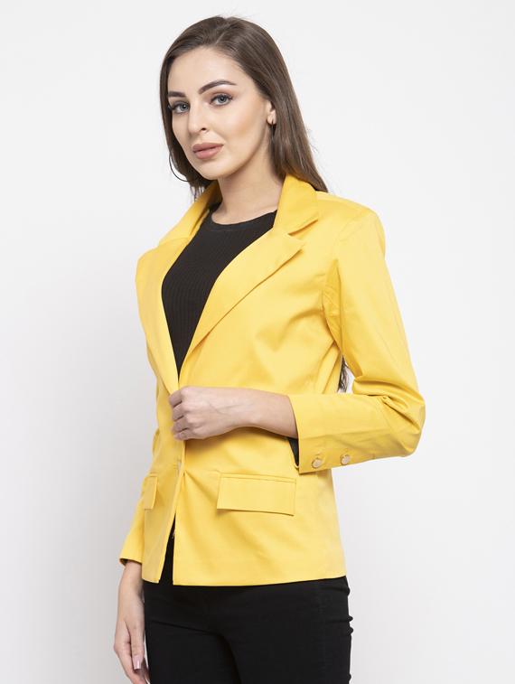 lapel neck casual blazer - 17549106 - Zoom Image - 2