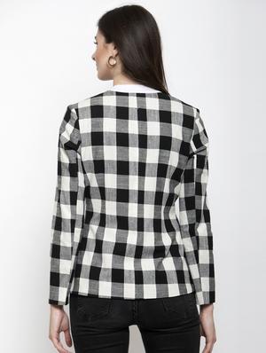 lapel neck casual blazer - 17549108 - Standard Image - 3