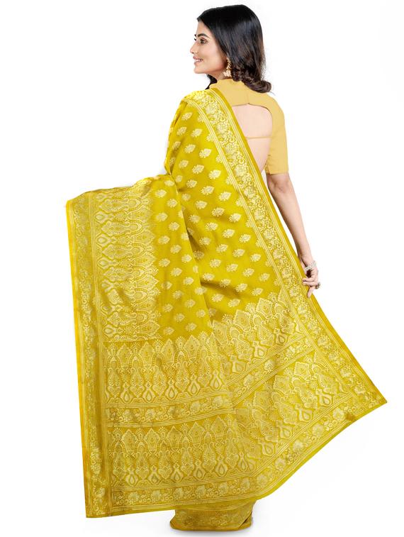 self design woven saree with blouse - 17549142 - Zoom Image - 2
