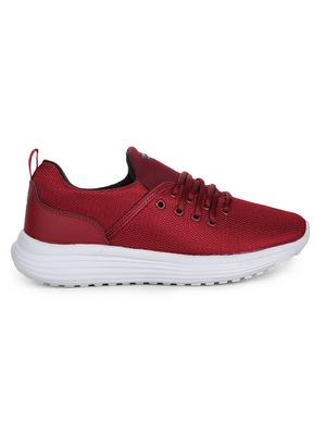 maroon lace up sport shoe - 17549188 - Standard Image - 2