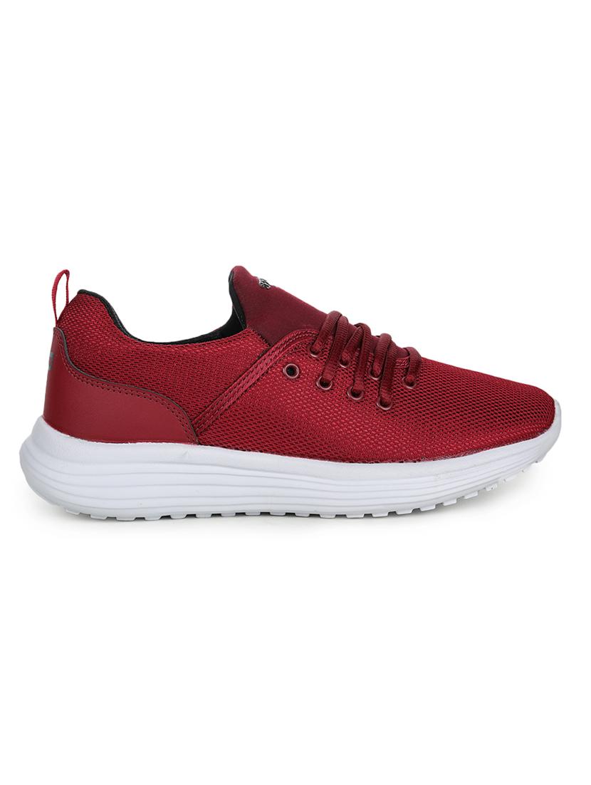 maroon lace up sport shoe - 17549188 - Zoom Image - 2