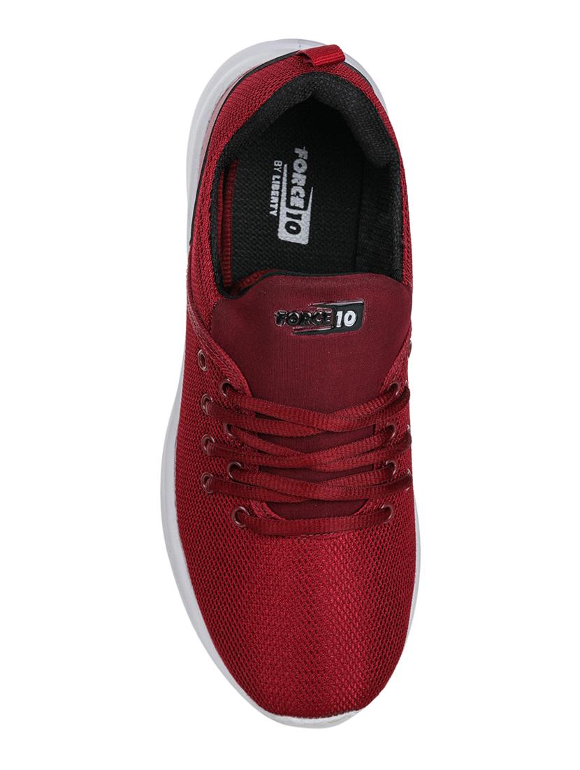 maroon lace up sport shoe - 17549188 - Zoom Image - 4