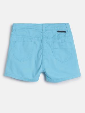 blue cotton blend shorts - 17549201 - Standard Image - 2