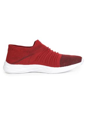 maroon lace up sport shoe - 17549219 - Standard Image - 2