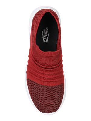 maroon lace up sport shoe - 17549219 - Standard Image - 4