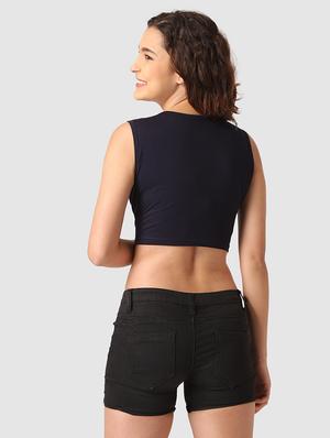 round neck crop top - 17549407 - Standard Image - 4