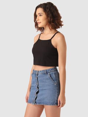 cami neck crop top - 17549409 - Standard Image - 3