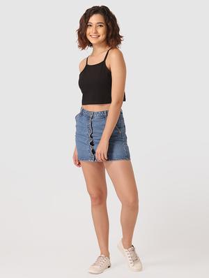 cami neck crop top - 17549409 - Standard Image - 5