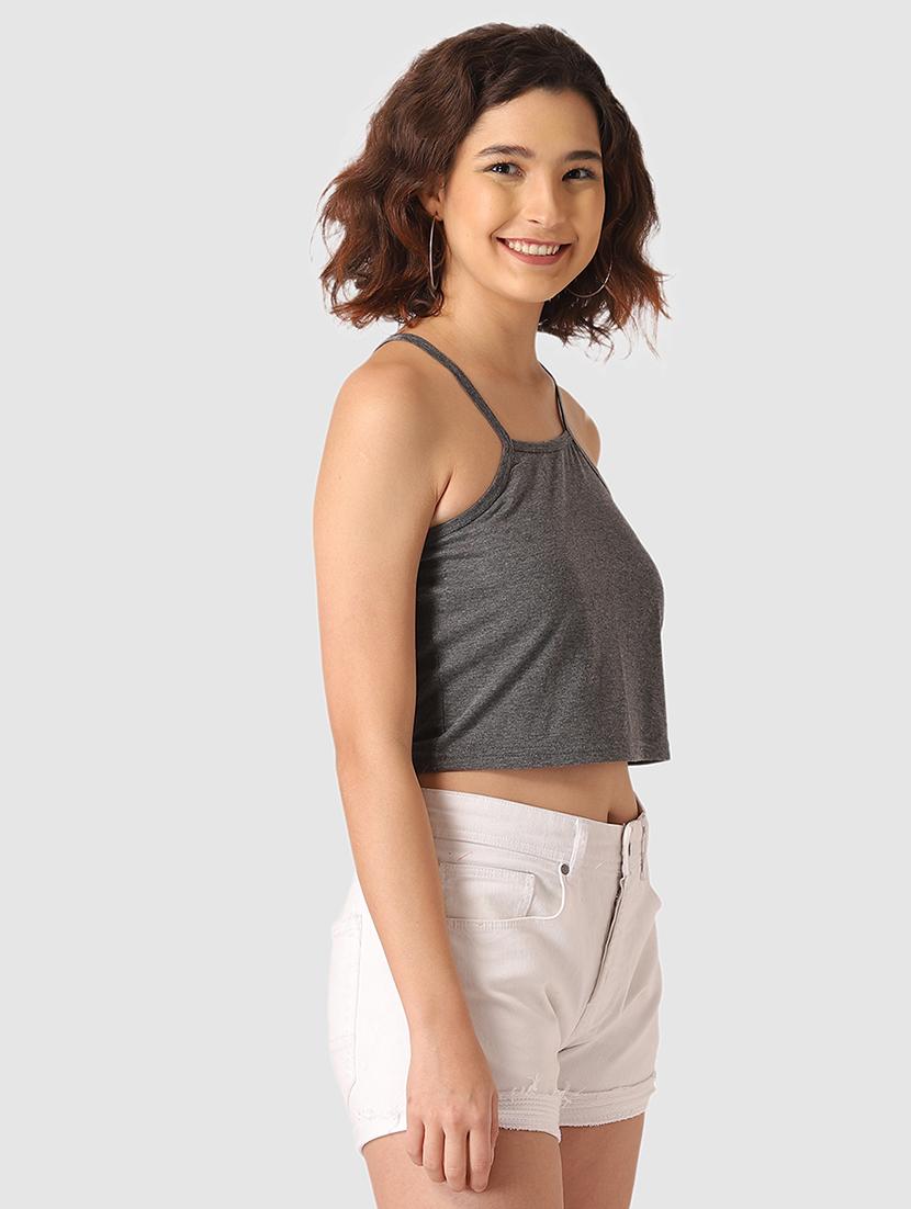 cami neck crop top - 17549410 - Zoom Image - 2