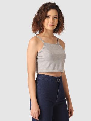 cami neck crop top - 17549412 - Standard Image - 2