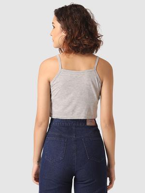 cami neck crop top - 17549412 - Standard Image - 4