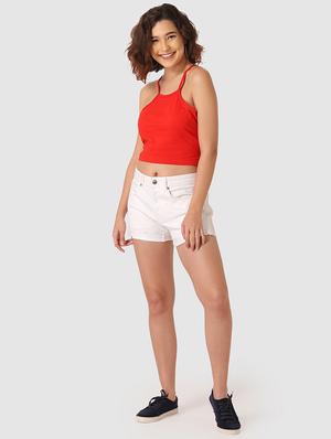 cami neck crop top - 17549415 - Standard Image - 5
