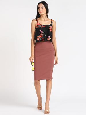 cami neck floral crop top - 17549440 - Standard Image - 4