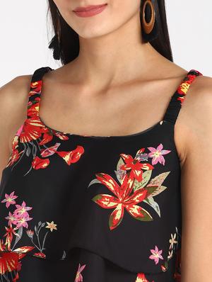 cami neck floral crop top - 17549440 - Standard Image - 5