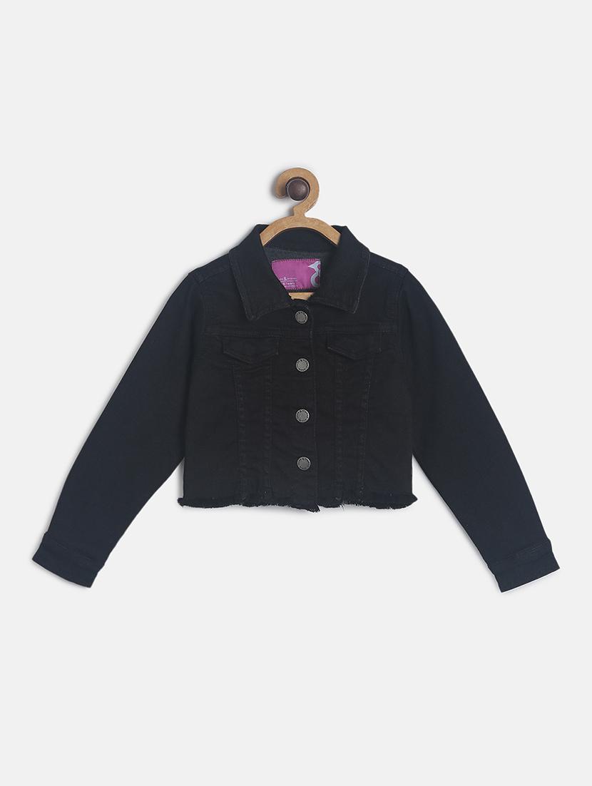 black cotton regular jackets - 17549604 - Zoom Image - 1