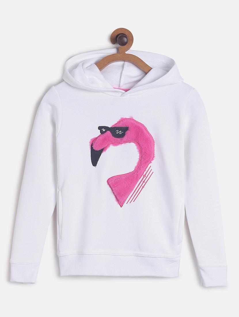 white cotton sweatshirt - 17549662 - Zoom Image - 1