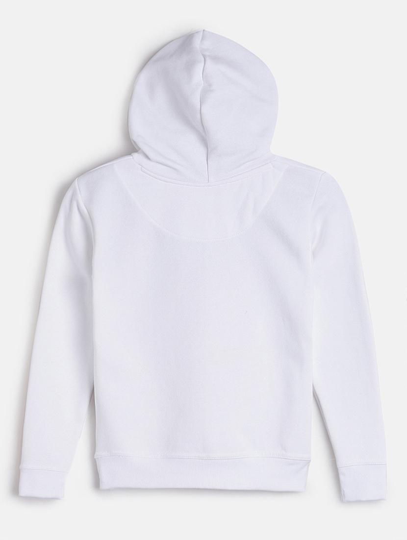 white cotton sweatshirt - 17549662 - Zoom Image - 2