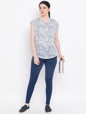 high rise sports legging - 17549675 - Standard Image - 4