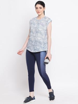 side tape sports legging - 17549676 - Standard Image - 4
