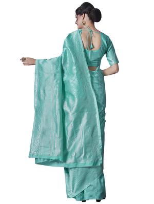 jacquard banarasi saree with blouse - 17549748 - Standard Image - 2