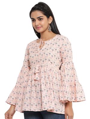 bell sleeves a-line top - 17549749 - Standard Image - 2