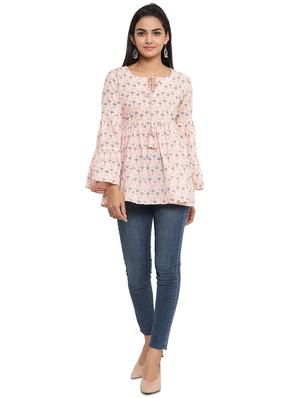 bell sleeves a-line top - 17549749 - Standard Image - 4