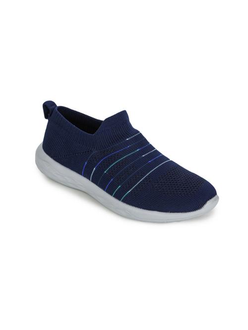 blue mesh slip on sports shoes - 17550304 - Standard Image - 1