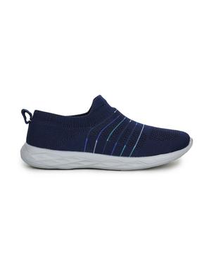 blue mesh slip on sports shoes - 17550304 - Standard Image - 2