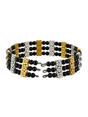 black brass cuffs bracelet - 17550375 - Standard Image - 3