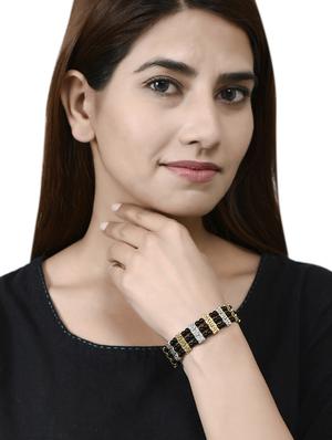 black brass cuffs bracelet - 17550375 - Standard Image - 5