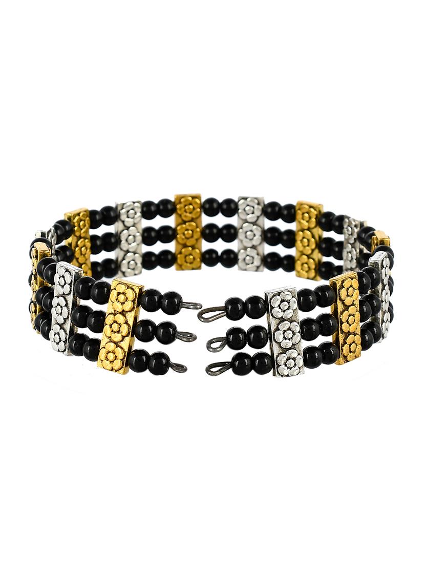 black brass cuffs bracelet - 17550375 - Zoom Image - 3