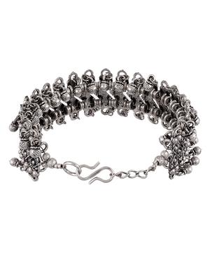silver brass cuffs bracelet - 17550380 - Standard Image - 3