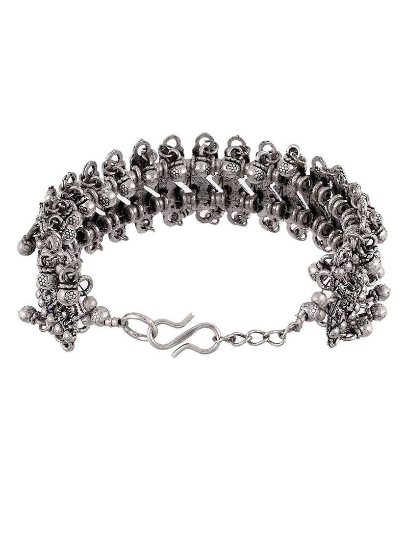 silver brass cuffs bracelet - 17550380 - Zoom Image - 3