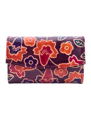 multi colored leather fold over clutch - 17550465 - Standard Image - 2