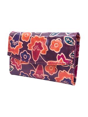 multi colored leather fold over clutch - 17550465 - Standard Image - 6