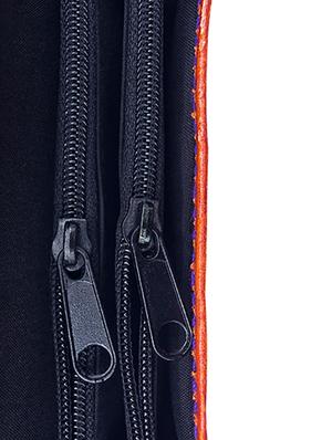 multi colored leather fold over clutch - 17550494 - Standard Image - 4